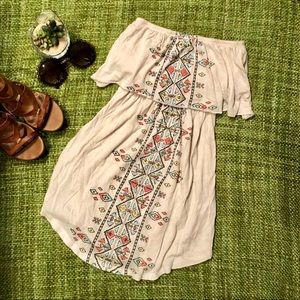 🌼Billabong Tribal Strapless Dress/Tunic